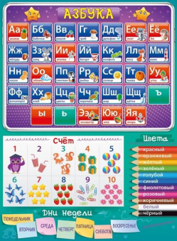 Плакат А2 "Азбука. Счет"