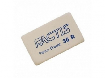 Ластик Factis прямоуг., бел.