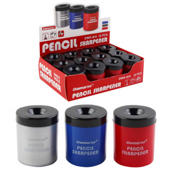 Точилка пласт. 1 отв. с контейнером Кокос 