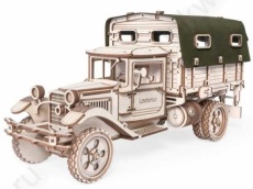 Конструктор дер. Lemmo "Грузовик с тентом" клей, 261 дет., к/к