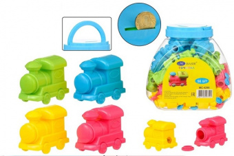 Точилка пласт. 1 отв. Basir "Паровозик"