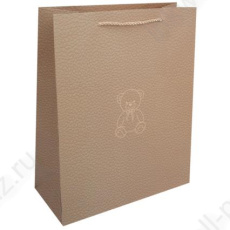 Пакет подар. 26*32 см Кокос "Bear"