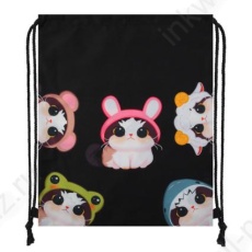 Мешок для обуви 1 отд. 36*44 см Кокос "Cat fun" 