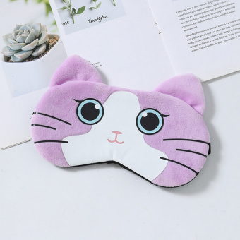 Маска для сна Storiz "Кошечка" сиреневый