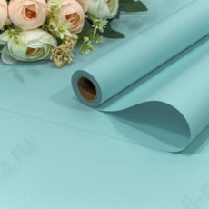 Пленка для упаковки 58 см*10 м голубой