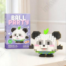 Конструктор пласт. Storiz "Ball Party. Panda" 210 дет. 