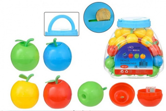 Точилка пласт. 1 отв. Basir "Яблоко"