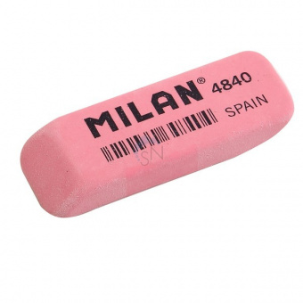 Ластик Milan прямоуг. скош., роз.