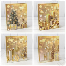 Пакет подар. НГ 26*32 см OMG "Новый год" микс