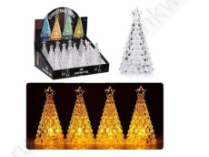 Свеча декоративная "Елочка" светящ.