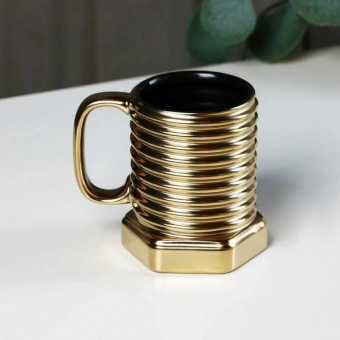 Кружка 400 мл "Болт" зол.