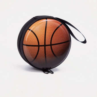 Футляр для монет/наушников "Черно-оранжевый"