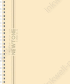 Тетрадь 96 л. кл. греб. Х "NEWtone Pastel. Лунный камень" Soft-touch
