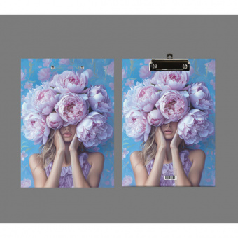 Клипборд А4 Fiorenzo "Девушка с пионами"