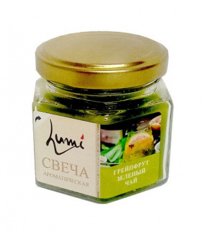 Свеча аромат. Антей "Грейпфрут и зелен. чай" банка