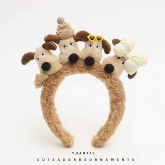 Ободок для волос Storiz "Громит" собачка