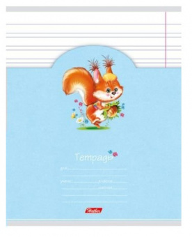 Тетрадь 12 л. узк. лин. Х "Лохматики"