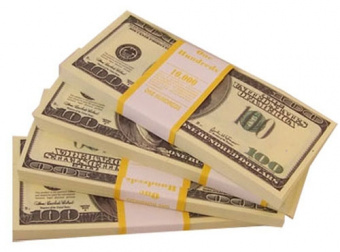 Деньги шуточные "100 долларов"