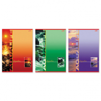 Тетрадь А4 80 л. кл. Х "Аквалайф"