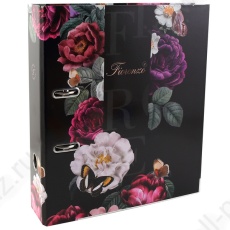 Регистратор А4 75 мм Fiorenzo "Цветочный вернисаж" разобранный 