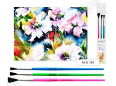 Набор кистей 03 шт. Mazari (нейлон круглые № 2, 3, 5)