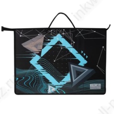 Папка с ручками для рис. и чертеж. А3 Кокос "Геометрия"