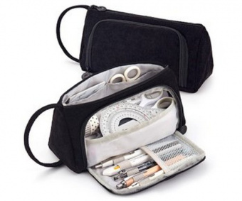 Пенал-косметичка Intelligent черн.