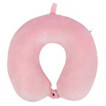 Подушка для шеи KW "Однотонная" розовая
