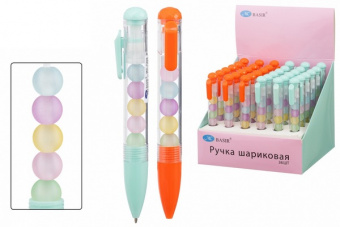 Ручка шар. авто Basir с фигуркой, 0,5 мм, синяя