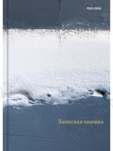 Блокнот А6 160 л. тв. обл. клетка ПП "Серо-белая текстура" записная книжка