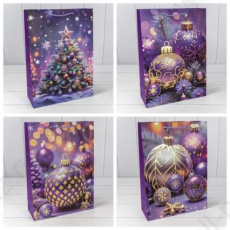 Пакет подар. НГ 30*41,5 см OMG "Новый год" микс