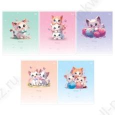 Тетрадь 12 л. кл. БД "Kitty love"