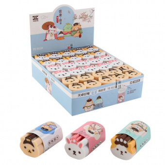 Ластик Кокос "Милые животные" фигурн.