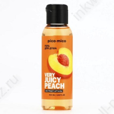 Гель для душа Pico mico "Very juicy peach" аромат персика, 100 мл Гель для душа Pico mico "Very juicy peach" аромат персика, 100 мл
