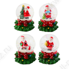 Сувенир "Снежный шар. Ёлочка" 6,5 см., асс.
