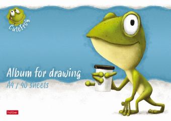 Альбом для рис. А4 40 л. Х "Лягушонок Ден"