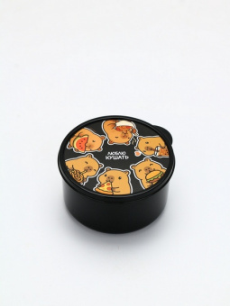 Ланч-бокс 500 мл "Люблю кушать" кругл.