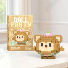 Конструктор пласт. Storiz "Ball Party. Monkey" 199 дет.
