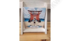 Скетчбук 200*200 мм греб. 40 л. + 06 л. аквар. Sweet CS "Девушка у инари" 120г/м2, 200г/м2